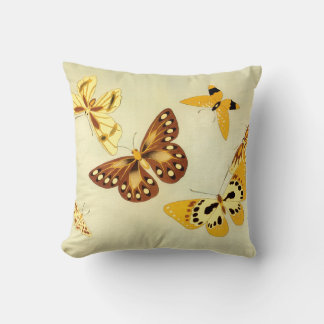 Six Vintage Butterflies Cushion