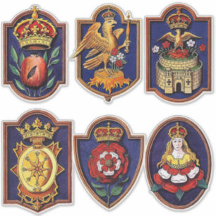 Six Wives Henry VIII Royal Badges