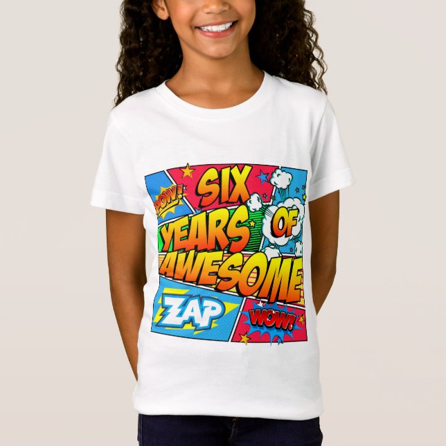 Six Years of Awesome T-Shirt (Front)