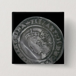 Sixpence 15 Cm Square Badge