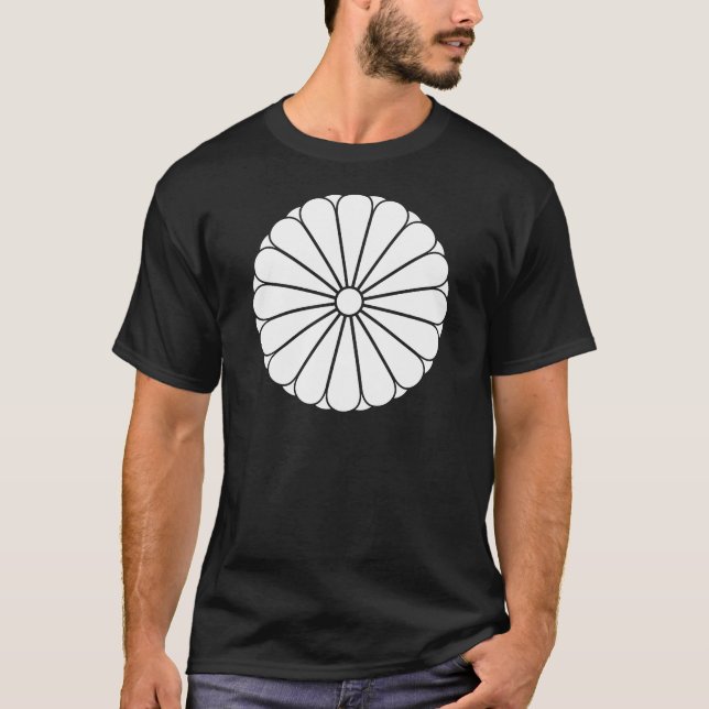 Sixteen-petaled Chrysanthemum Crest T-Shirt (Front)