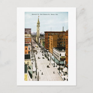 Sixteenth Street from Glenarm Street, Denver, Colo Postcard