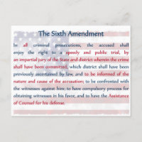 Sixth Amendment