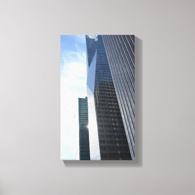 Sixth Avenue Architecture New York City Photograph Canvas Print (Front)