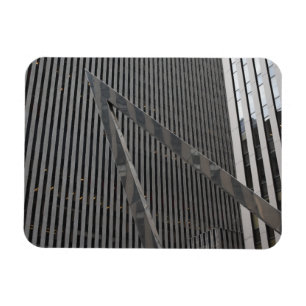 Sixth Avenue Architecture New York City Photograph Magnet