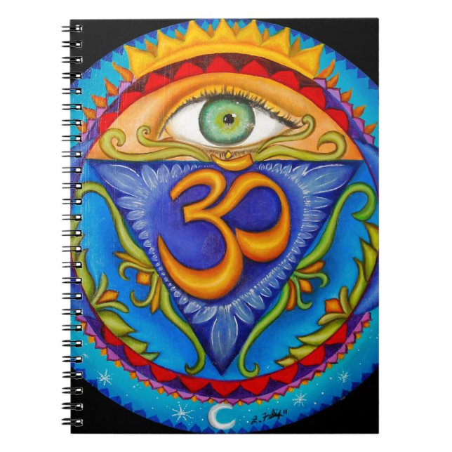 Sixth chakra, Third eye Spiral Notebook (Front)