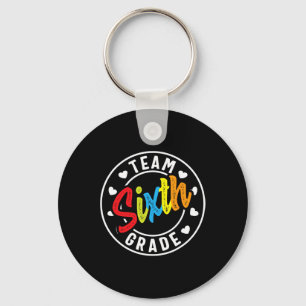 Sixth Grade Back To School Boys Girls Teacher Key Ring