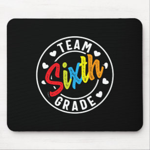 Sixth Grade Back To School Boys Girls Teacher Mouse Pad