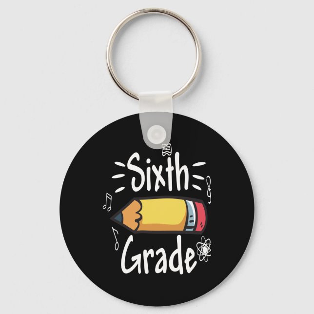 Sixth Grade  Key Ring (Front)