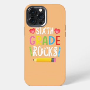 Sixth Grade Rocks Student Teacher Welcome Back To iPhone 13 Pro Max Case