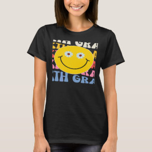 Sixth Grade Smile Groovy Back To School 6th Grade  T-Shirt