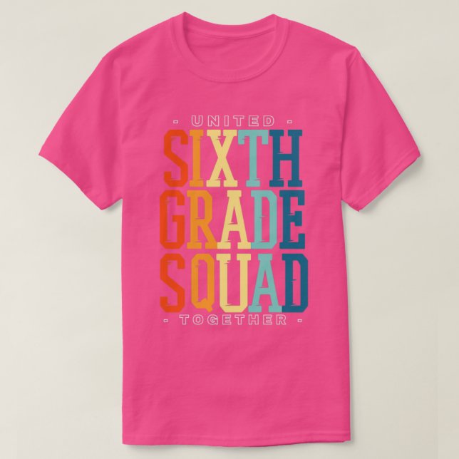 Sixth grade T-Shirt (Design Front)