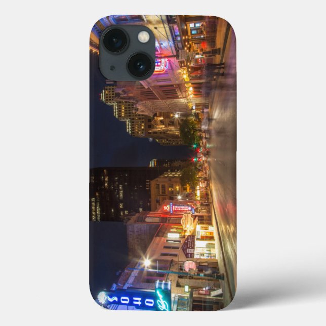 Sixth Street At Dusk In Downtown Austin, Texas Case-Mate iPhone Case (Back)