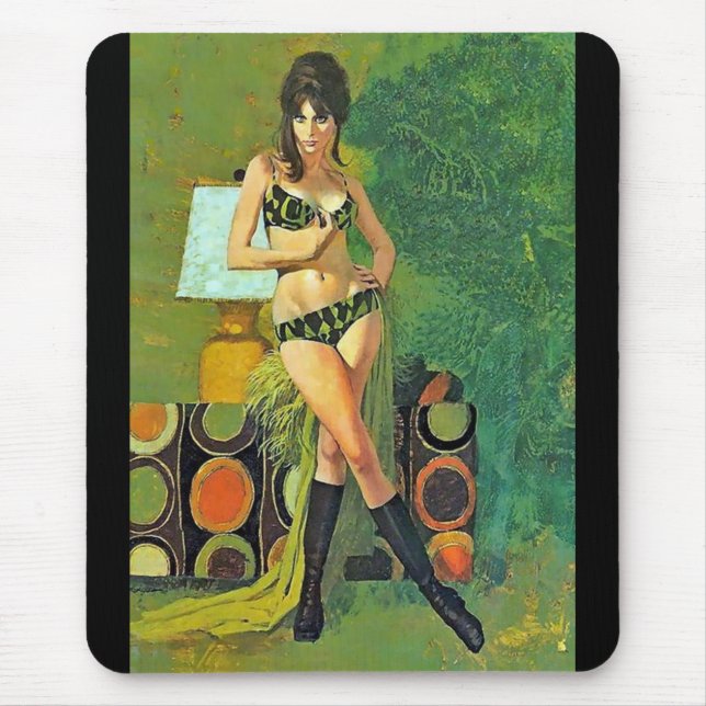  Sixties chick Mouse Pad (Front)