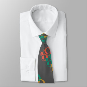 Sixties retro grey tie