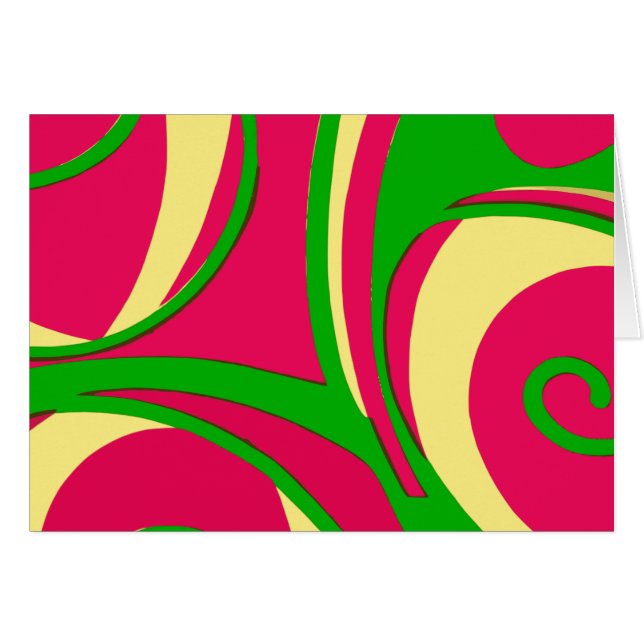 Sixties Style Abstract Design (Front Horizontal)
