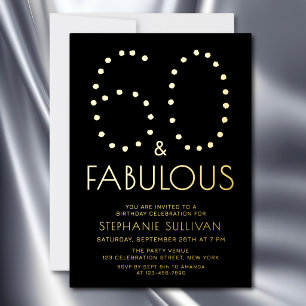 Sixty and Fabulous 60th Birthday Party