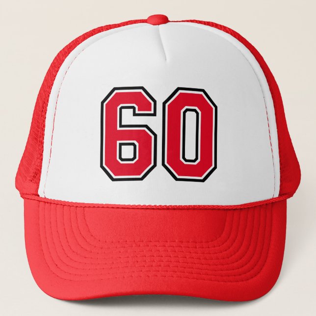 Sixty Birthday Party Trucker Hat (Front)