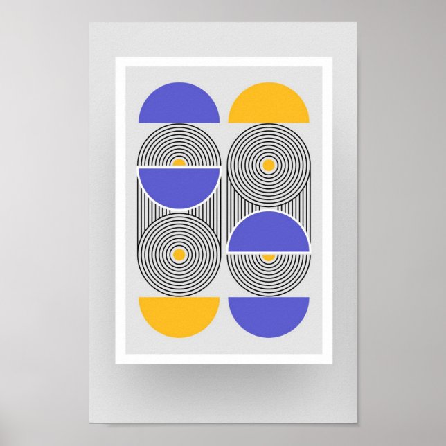 Size A4 Bauhaus Art Poster 10.2 (Front)