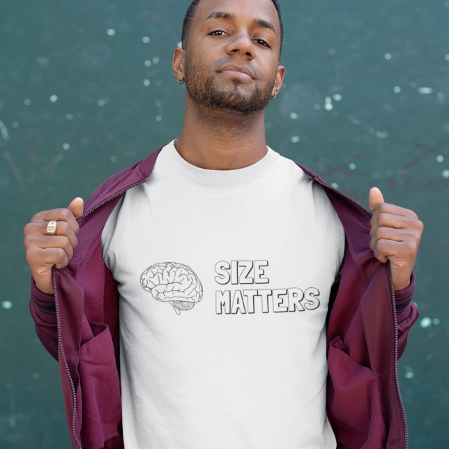 Size Matters Brain T-Shirt (Creator Uploaded)