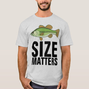 SIZE MATTERS Funny FIshing T-Shirts