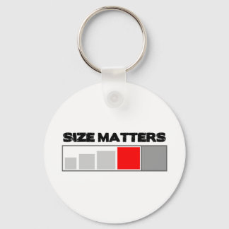 Size Matters - Geocaching Stuff Key Ring