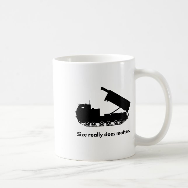 Size Really Does Mlrs Sticker  Coffee Mug (Right)