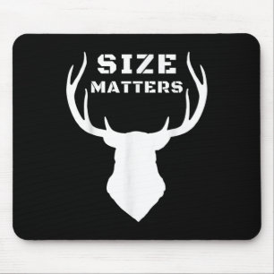 Size S Funny Deer Hunting Mouse Pad