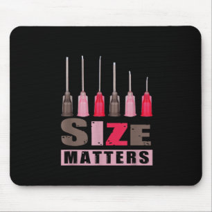 Size S - Funny Labour Day Wrench Design Sticker Mouse Pad