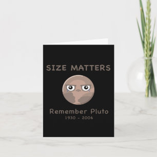 Size S Remember Pluto Meme Slogan Sticker  Card