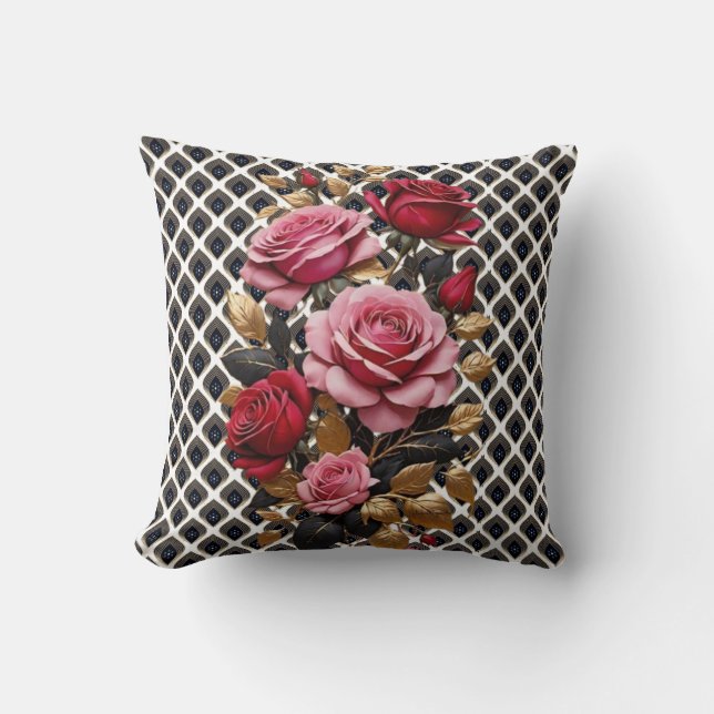 Size: Throw Pillow 16" x 16" Accent your home with (Front)