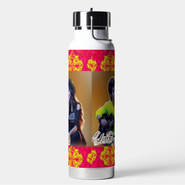 Size: Water Bottle (25 oz) The Thor Copper Vacuum  (Left)