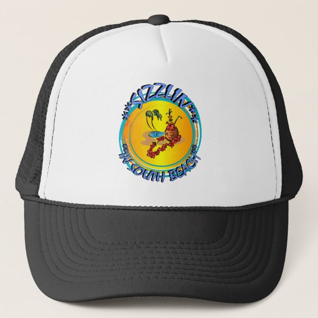 Sizzlin in South Beach Trucker Hat (Front)