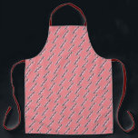 Sizzling Bacon Strips Fried Eggs Breakfast Food Apron<br><div class="desc">All-over-print apron features an original marker illustration of strips of sizzling bacon.

This design is also available on other products. Don't see what you're looking for? Need help with customisation? Contact Rebecca to have something designed just for you.</div>