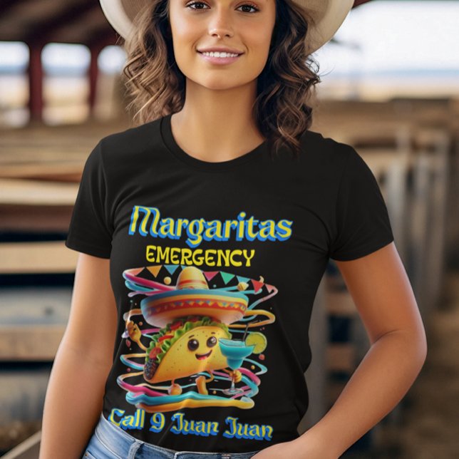 Sizzling Fiesta: Margaritas Emergency T-Shirt (Creator Uploaded)