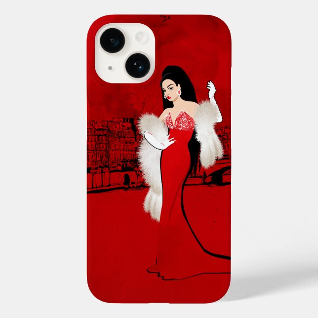 Sizzling in Paris Case-Mate iPhone Case (Back)