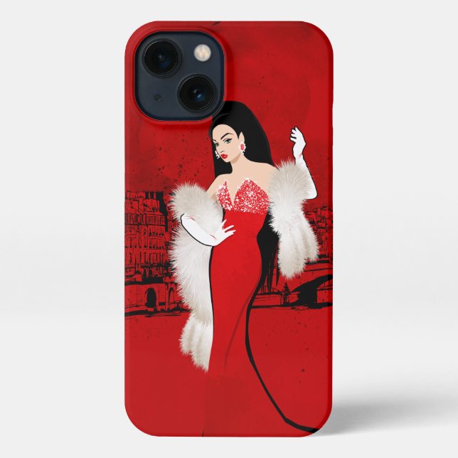 Sizzling in Paris iPhone Case (Back)