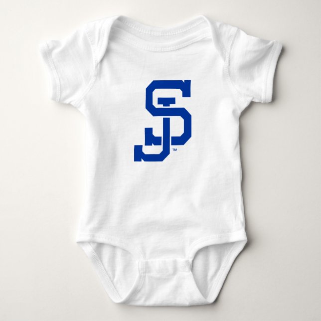 SJ Spartans logo Baby Bodysuit (Front)