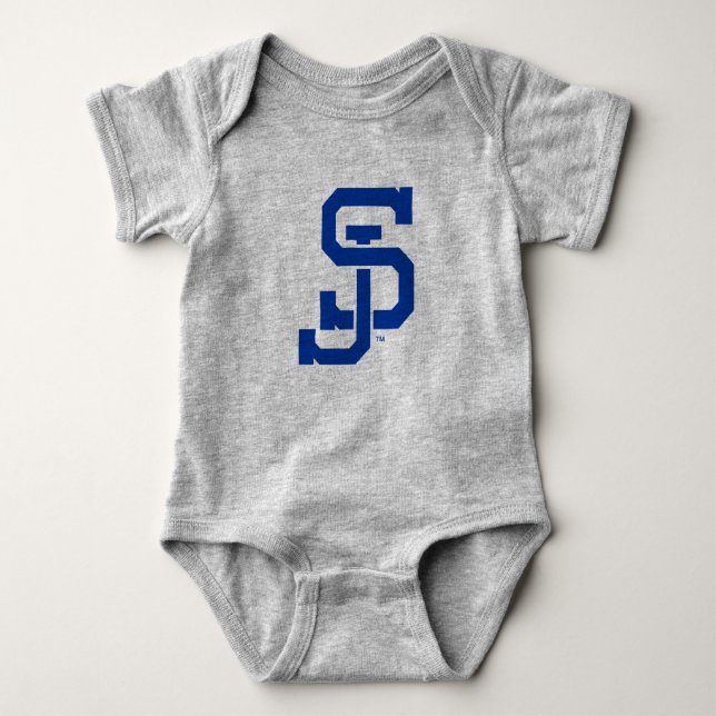SJ Spartans logo Baby Bodysuit (Front)