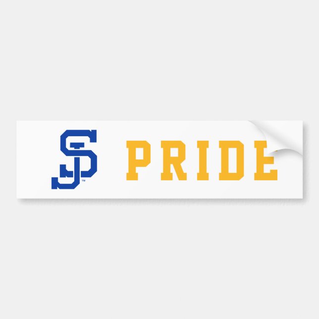 SJ Spartans logo Bumper Sticker (Front)