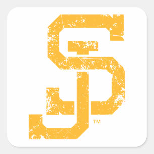 SJ Spartans Square Sticker