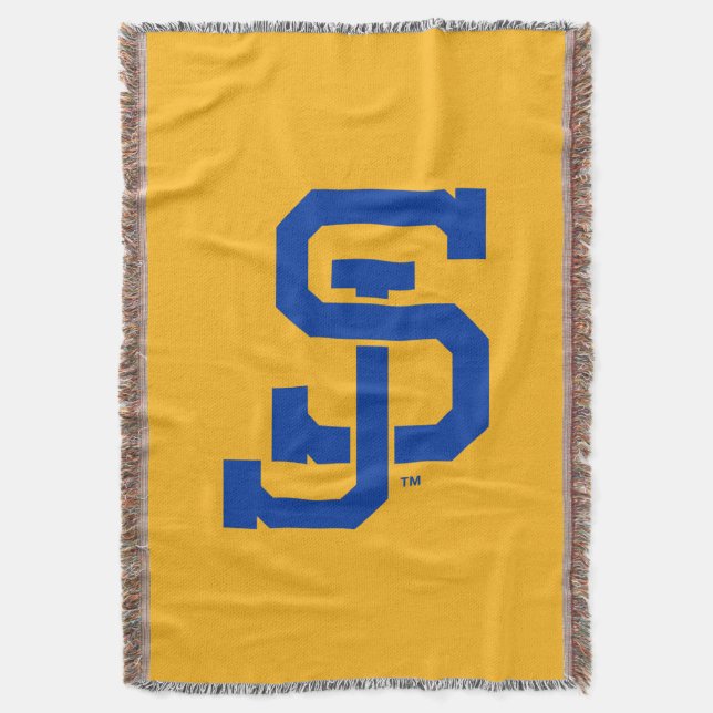SJ Spartans Throw Blanket (Front Vertical)