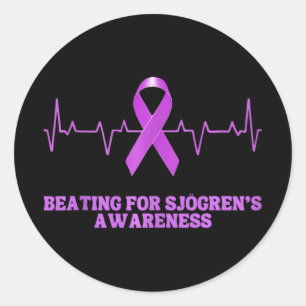 Sjögrens Syndrome Awareness2 Classic Round Sticker