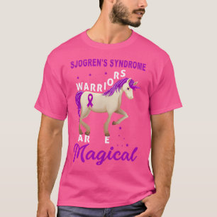 Sjogrens Syndrome Awareness Warriors Unicorn Magic T-Shirt
