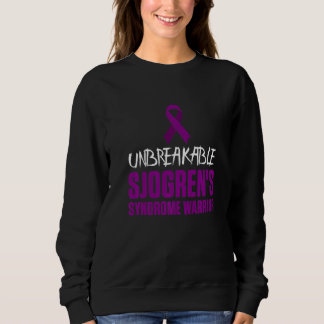 Sjogren's Syndrome Survivor Slow Warrior 1 Sweatshirt