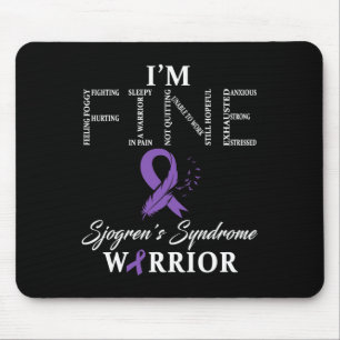 Sjogren's Syndrome Warrior I'm Fine Down Syndrome Mouse Pad