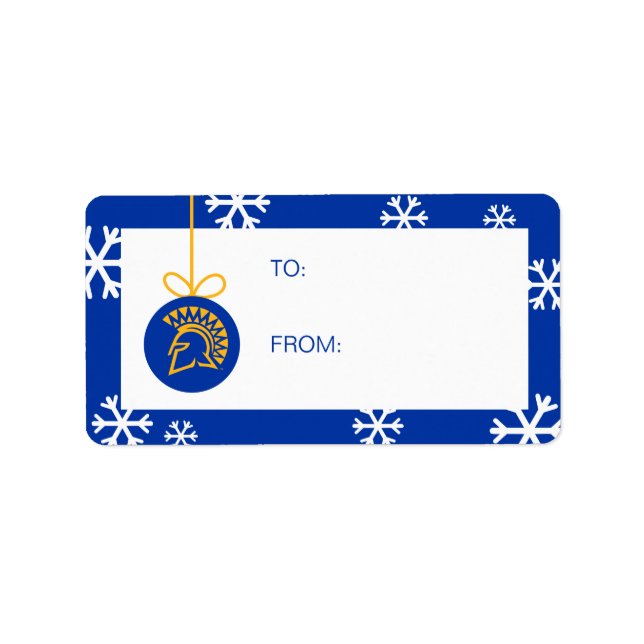 SJSU Holiday Label (Front)