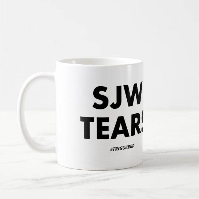 SJW TEARS COFFEE MUG (Left)