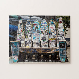 Sk8 Board Bench Jigsaw Jigsaw Puzzle