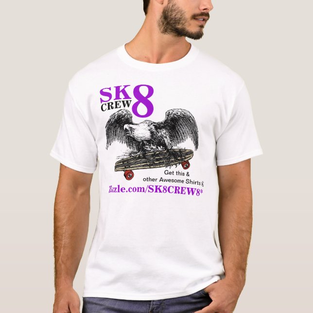 SK8 CREW 8 T-Shirt (Front)